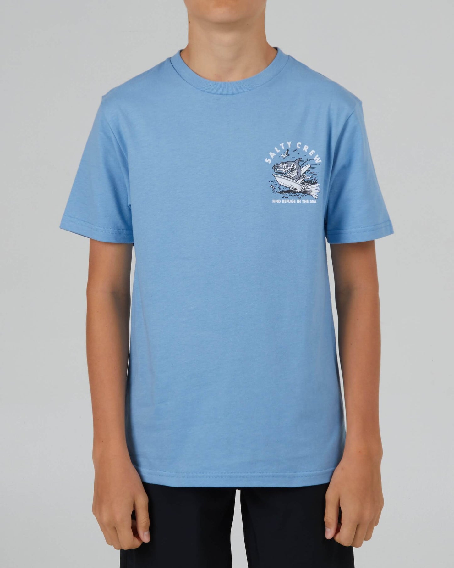 Salty Crew Boys - Hot Rod Shark Boys S/S Tee - Marine Blue