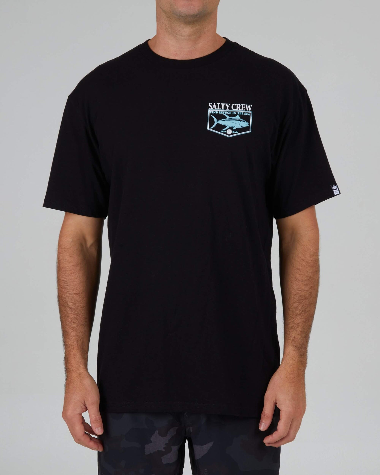 Salty Crew Men - Angler Standard S/S Tee - Black