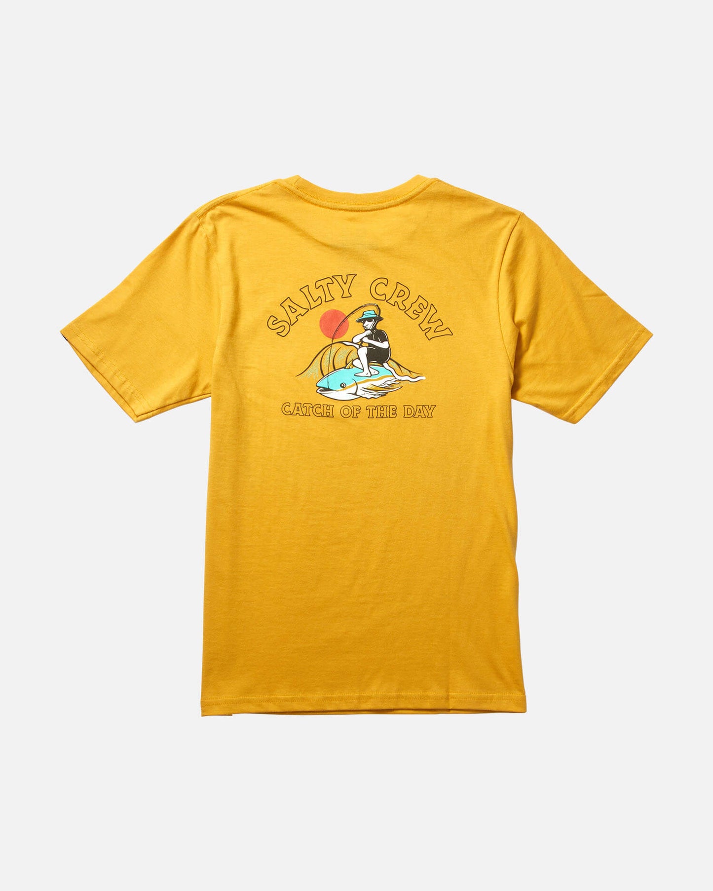 Salty Crew Boys - Catch Of The Day Boys S/S Tee - Mustard