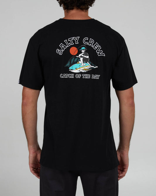 Salty Crew Men - Catch Of The Day Premium S/S T - Black