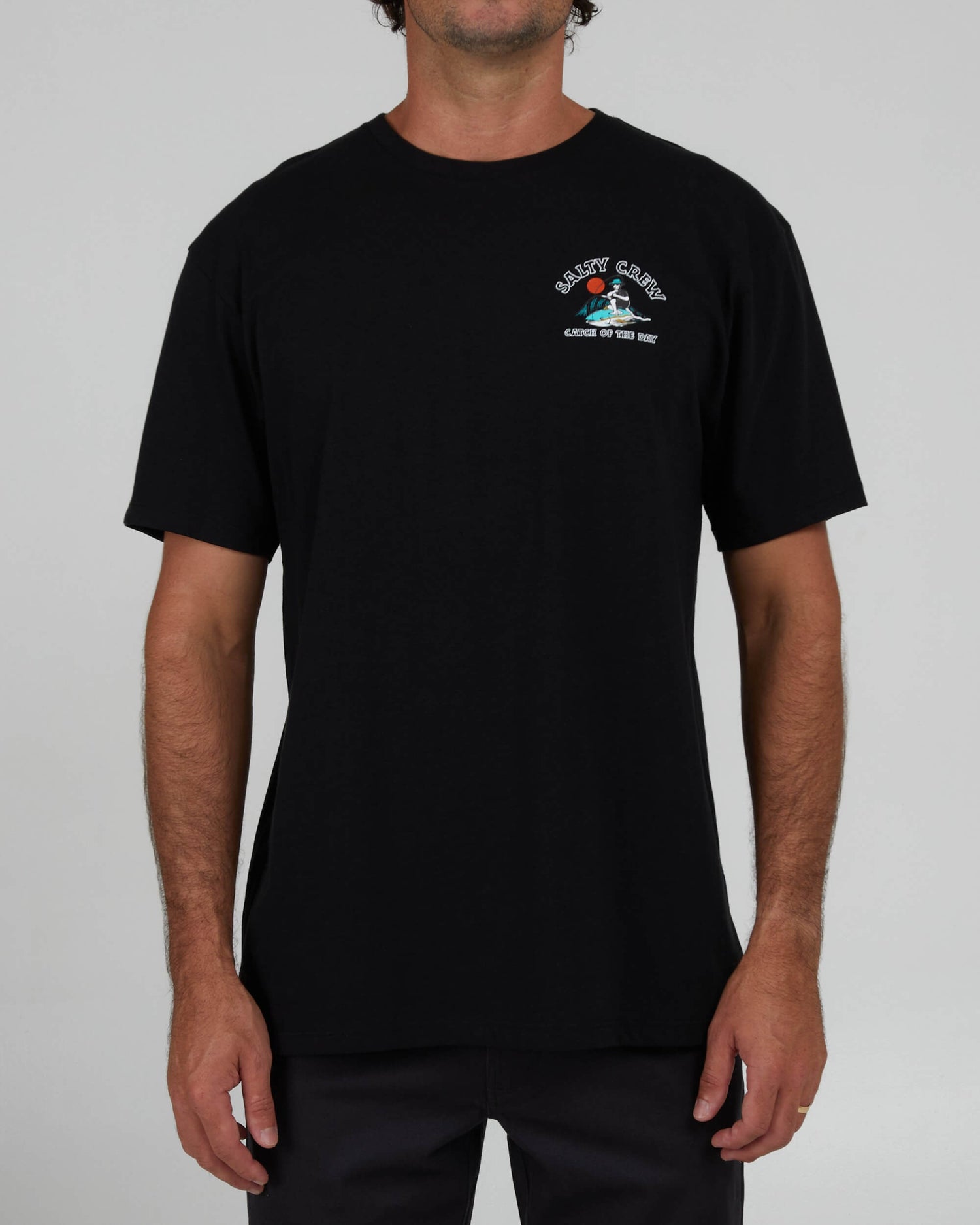 Salty Crew Men - Catch Of The Day Premium S/S T - Black