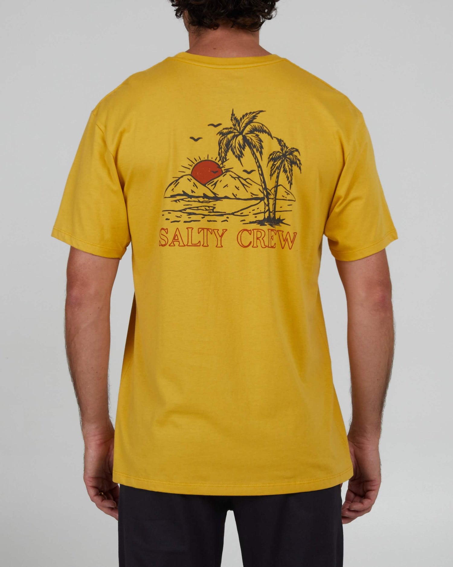 Salty Crew Men - Unwind Premium S/S Tee - Mustard