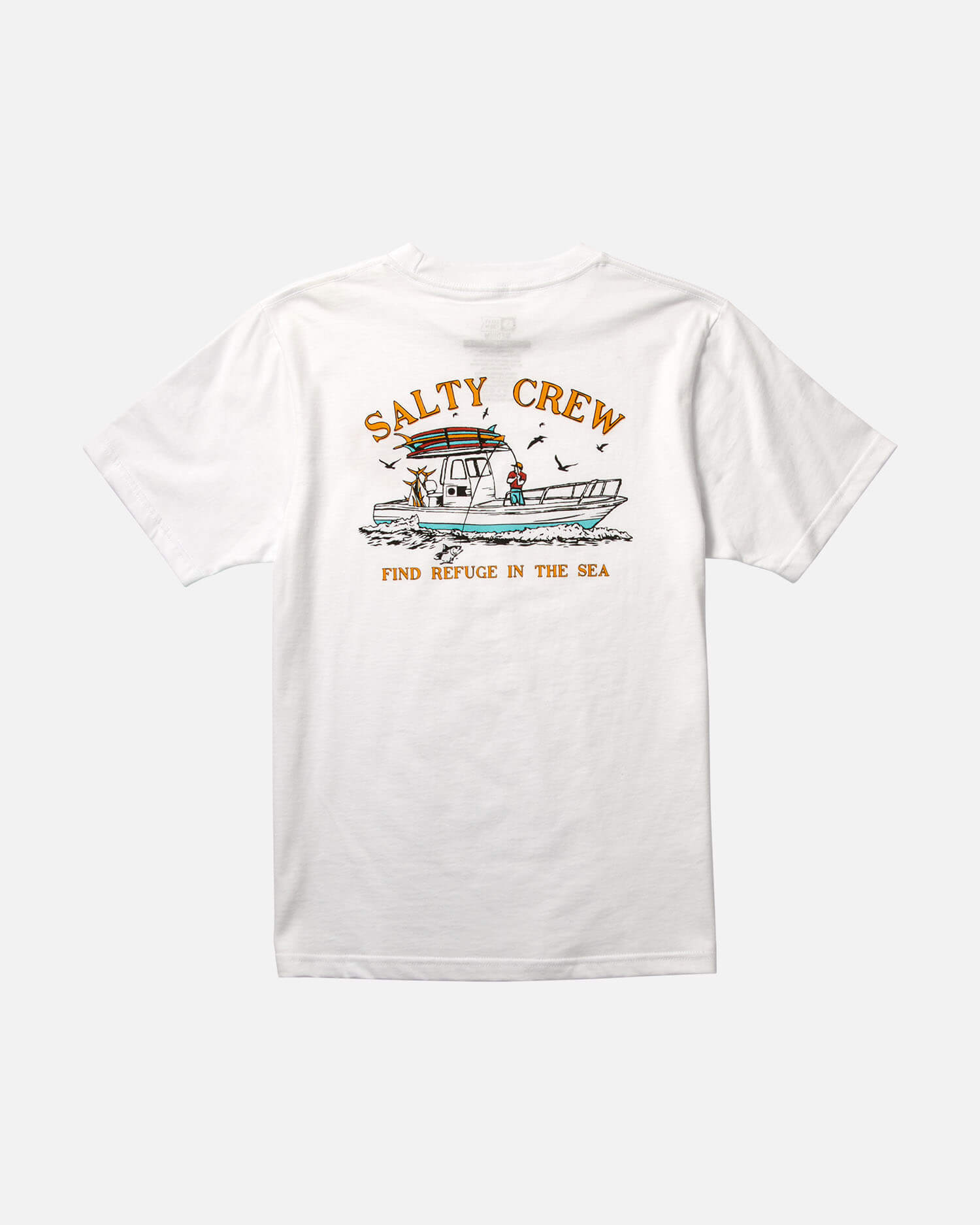 Salty Crew Boys - Fish On Boys S/S Tee - White