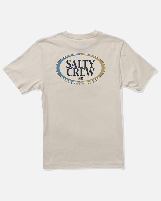 Half N Half  S/S Tee Kids - Bone