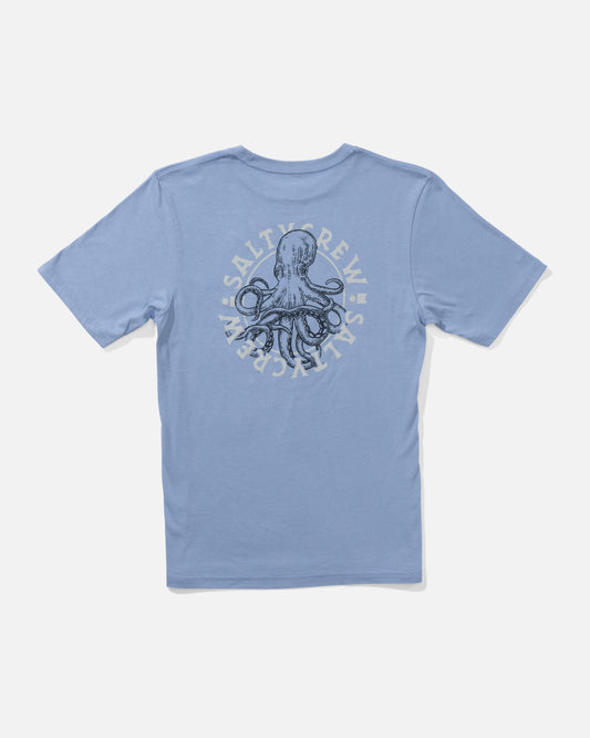 Salty crew T-SHIRTS S/S Tentacles  S/S Tee Kids - Marine Blue in MARINE BLUE