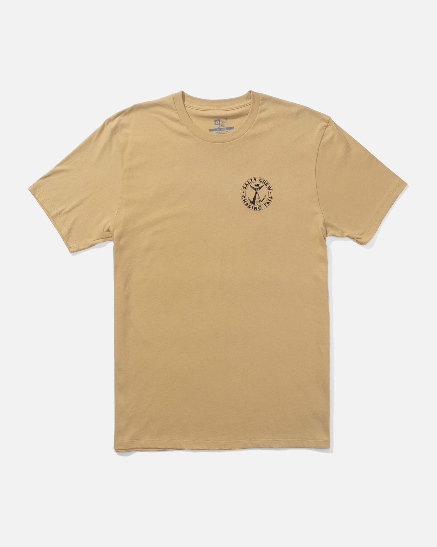 Salty crew T-SHIRTS S/S Tailgate Premium S/S Tee - Khaki in KHAKI
