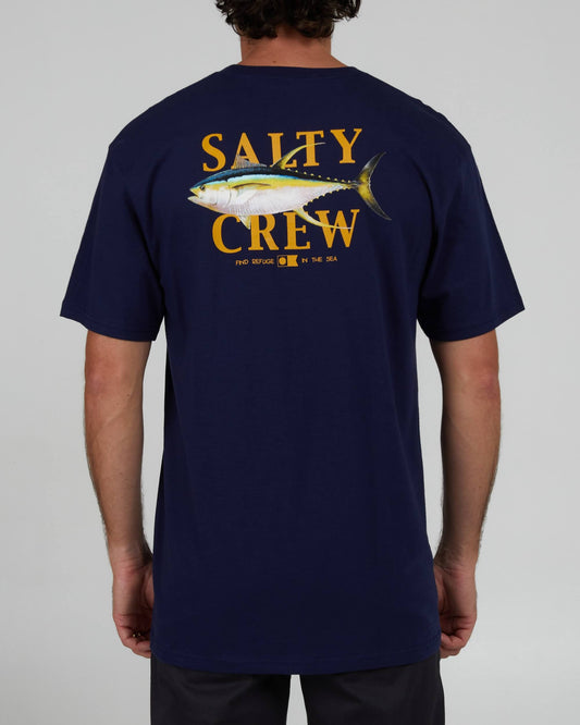 Salty Crew Men - Yellowfin Classic S/S Tee - Navy