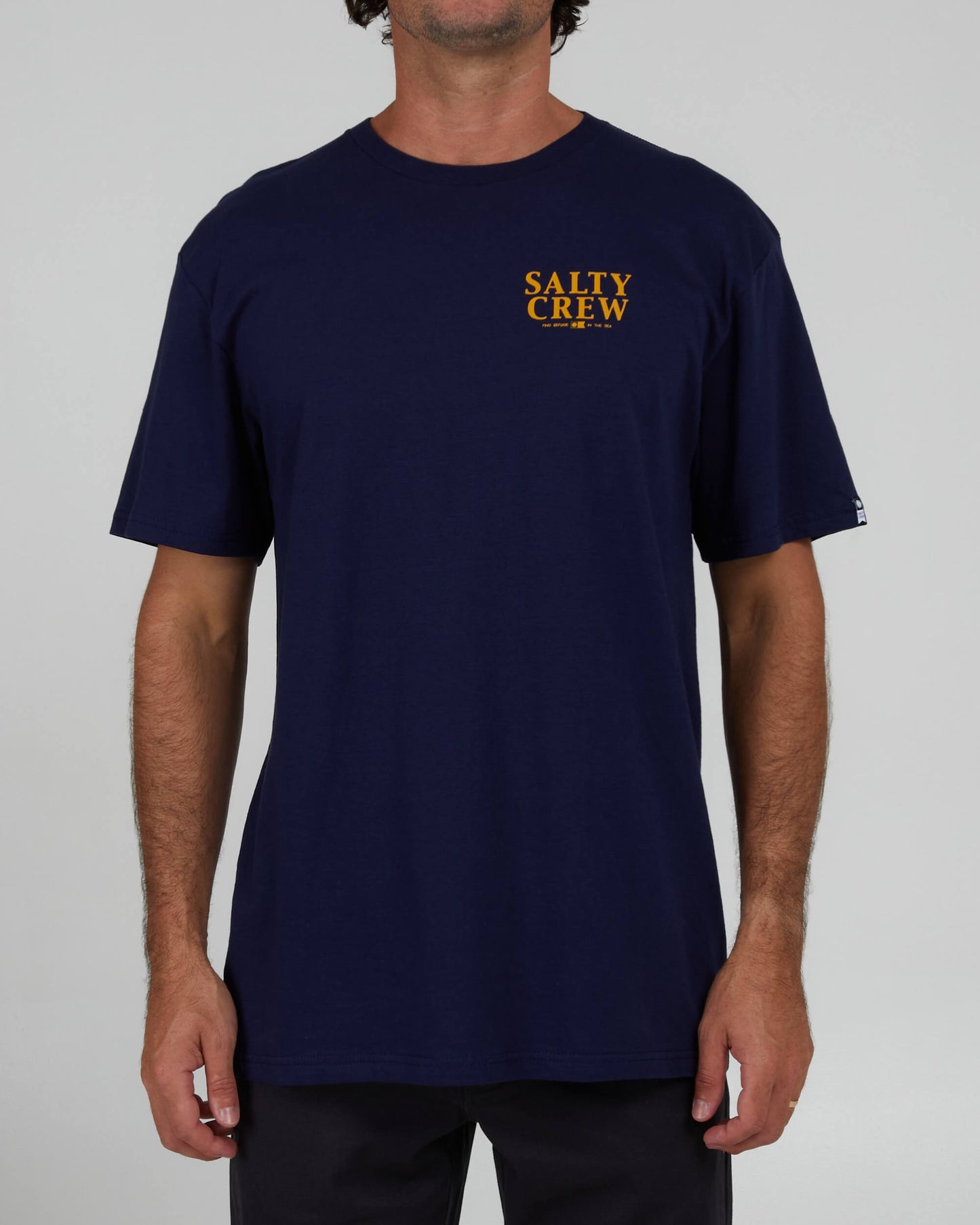 Salty Crew Men - Yellowfin Classic S/S Tee - Navy