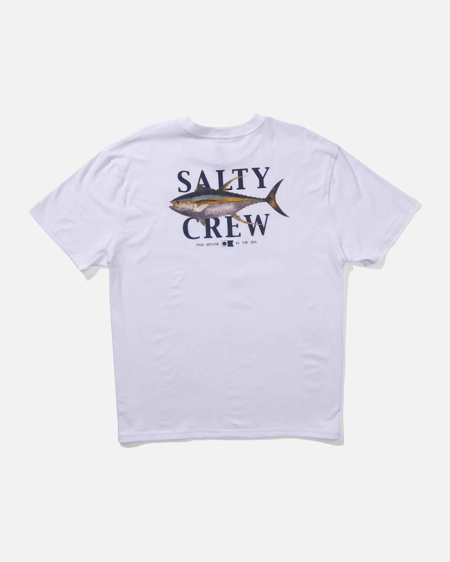 Salty crew T-SHIRTS S/S Yellowfin Classic S/S Tee - White in WHITE