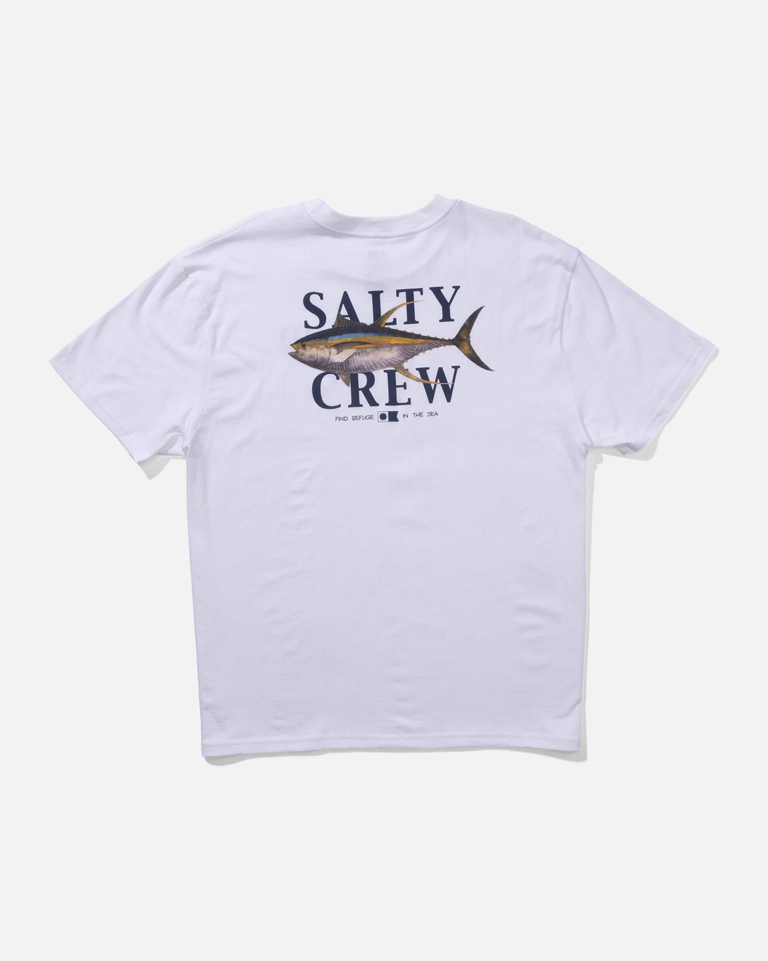 Salty crew T-SHIRTS S/S Yellowfin Classic S/S Tee - White in WHITE