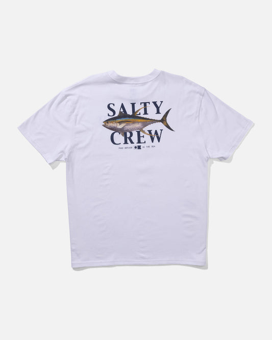 Salty crew T-SHIRTS S/S Yellowfin Classic S/S Tee - White in WHITE