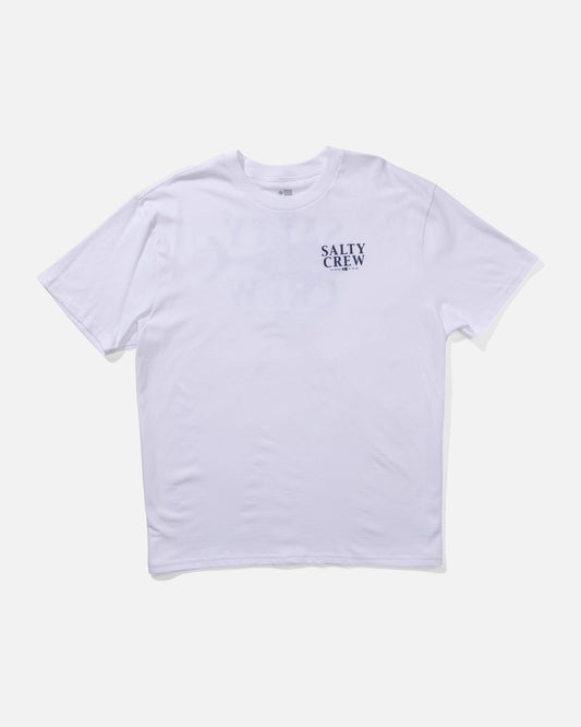 Salty crew T-SHIRTS S/S Yellowfin Classic S/S Tee - White in WHITE