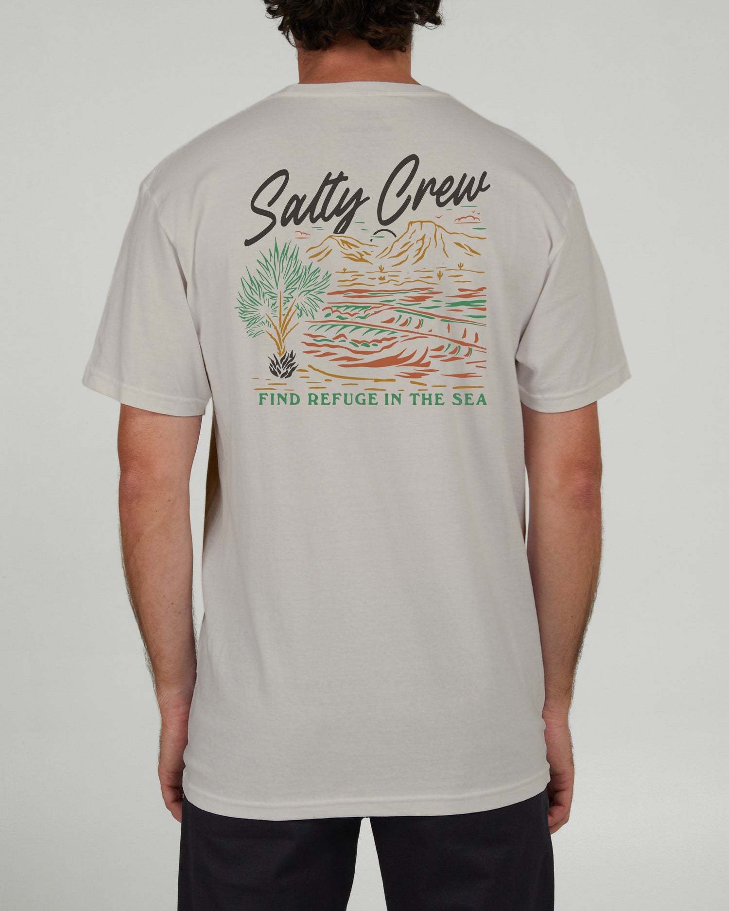 Salty Crew Men - Western Waves Premium S/S Tee - Bone