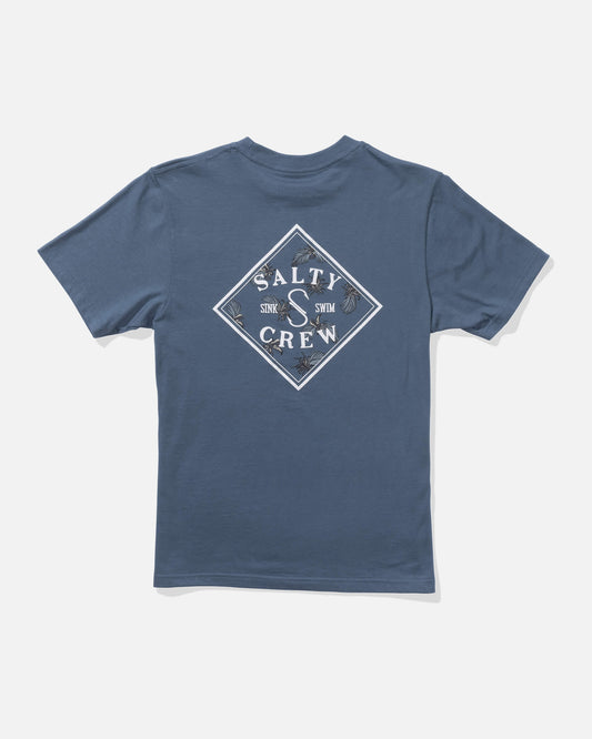Salty crew T-SHIRTS S/S Tippet Fill  Ss Tee Kids - Slate in SLATE