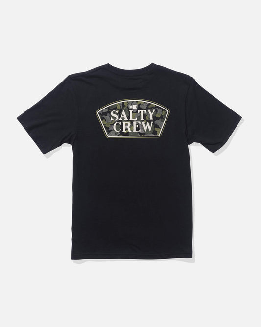 Salty crew T-SHIRTS S/S Filler Up  Ss Tee Kids - Black in Black