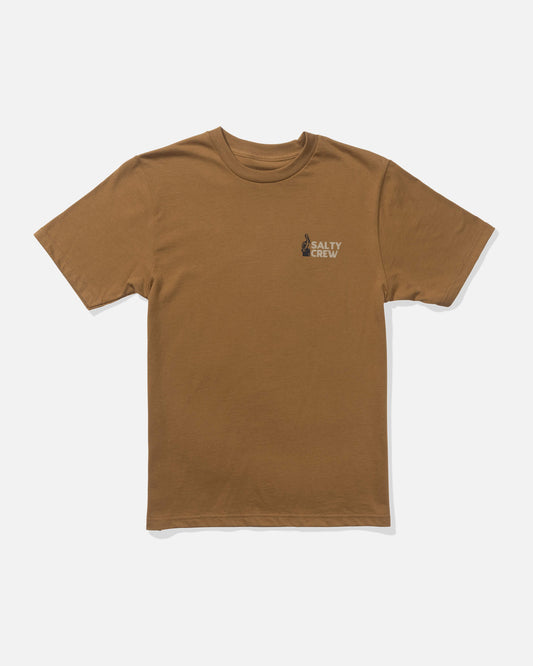 Salty crew T-SHIRTS S/S Stakeout  Ss Tee Kids - Caramel in Caramel