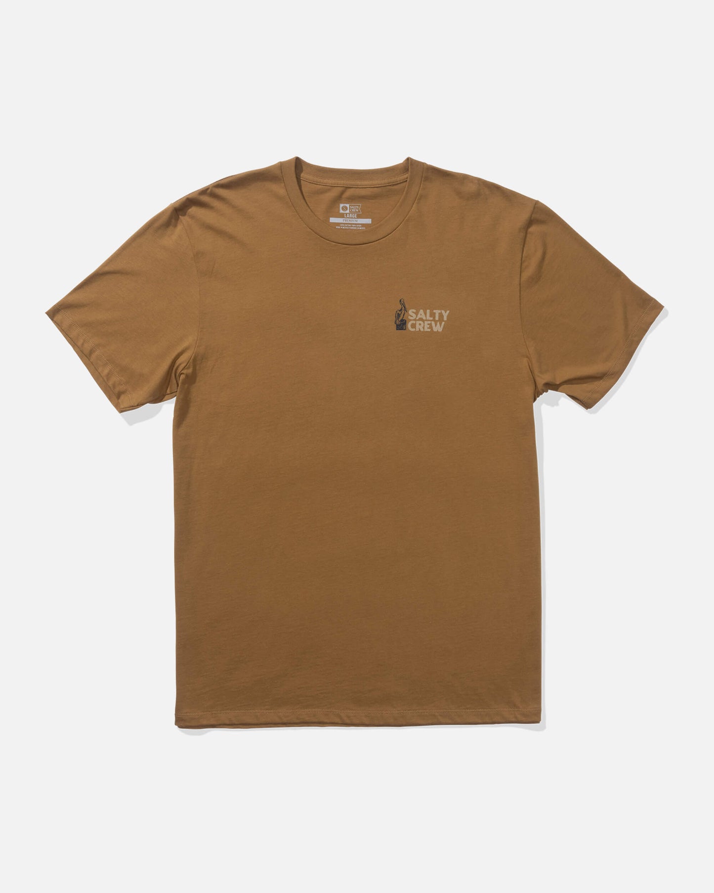 Salty crew T-SHIRTS S/S Stakeout Ss Tee - Caramel in Caramel