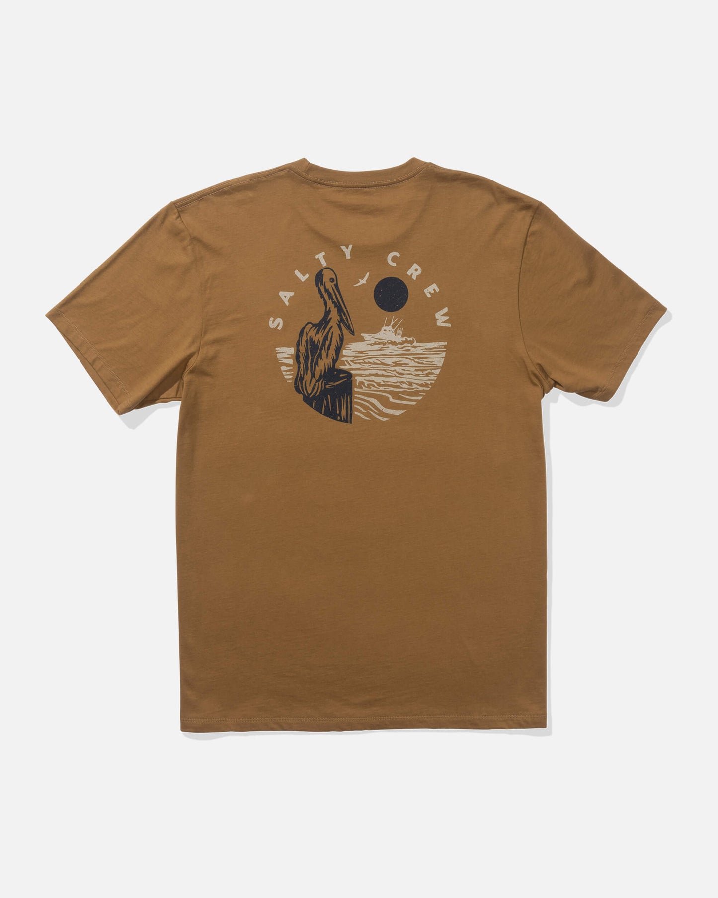 Salty crew T-SHIRTS S/S Stakeout Ss Tee - Caramel in Caramel
