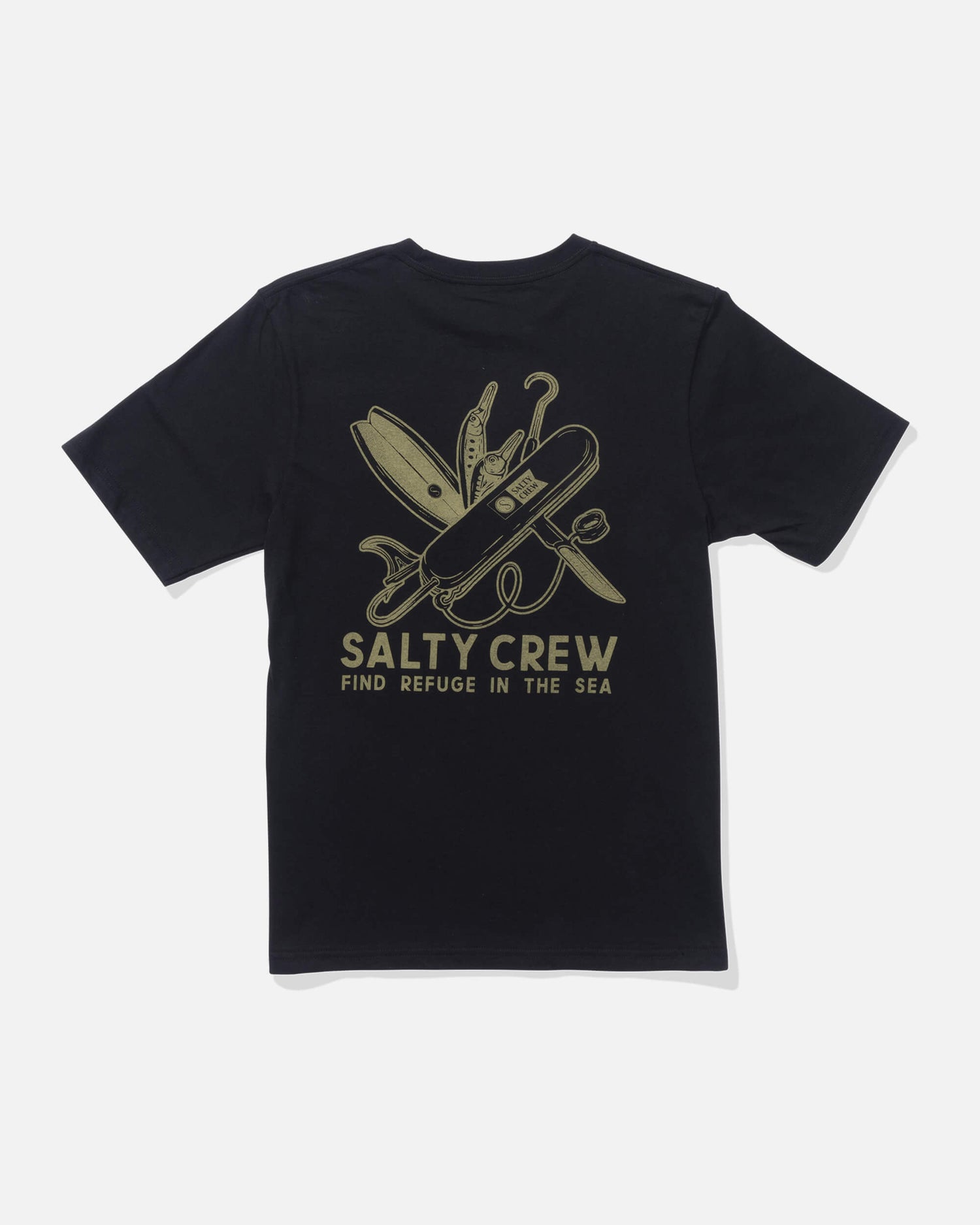 Salty crew T-SHIRTS S/S Pocket Knife  Ss Tee Kids - Black in Black