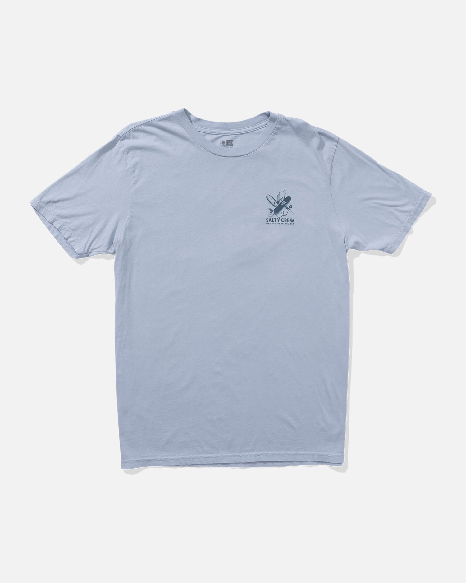 Salty crew T-SHIRTS S/S Pocket Knife Vintage Ss - Blue Fog in Blue Fog