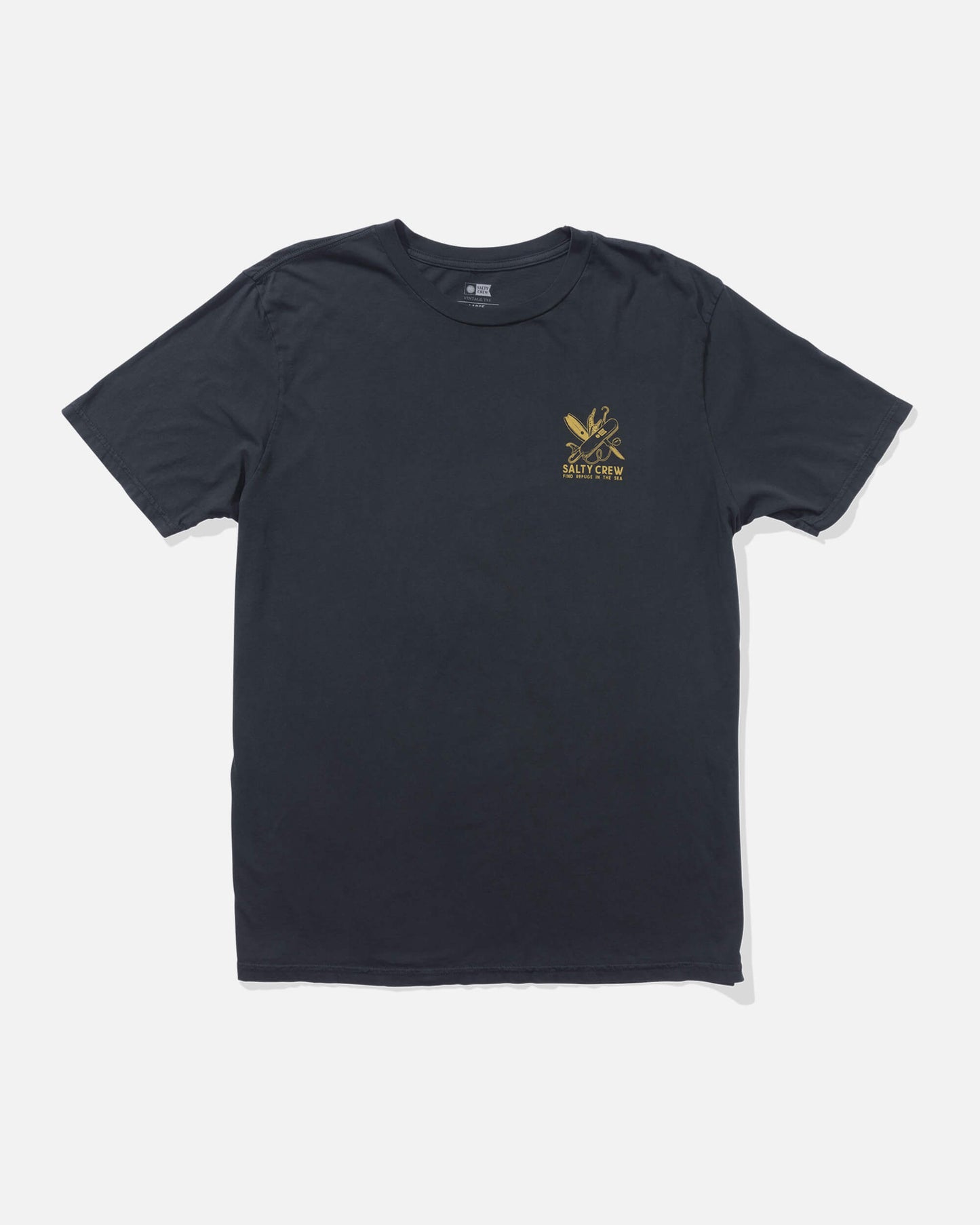 Salty crew T-SHIRTS S/S Pocket Knife Vintage Ss - Vintage Black in Vintage Black