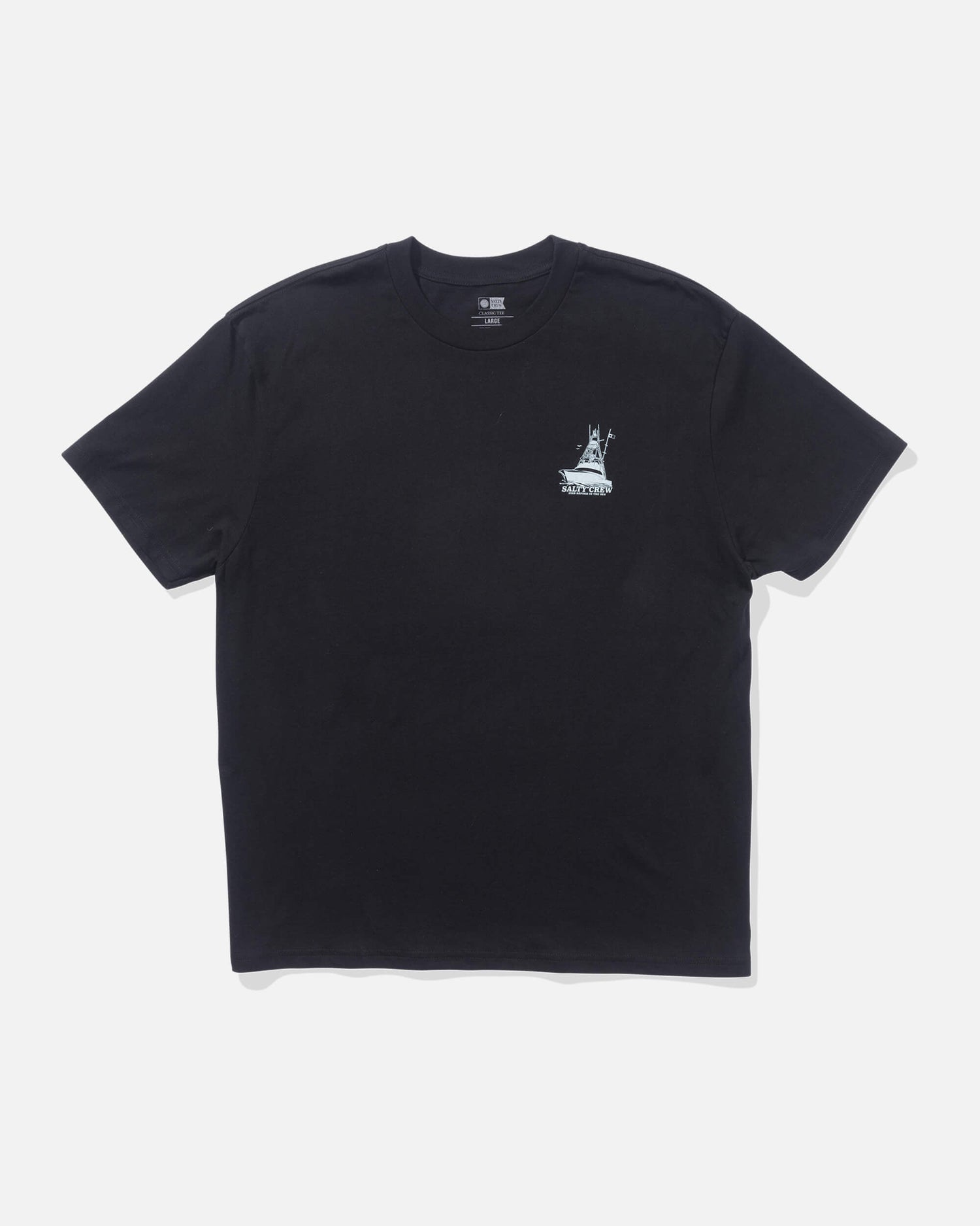 Salty crew T-SHIRTS S/S Vessel Classic Ss Tee - Black in Black