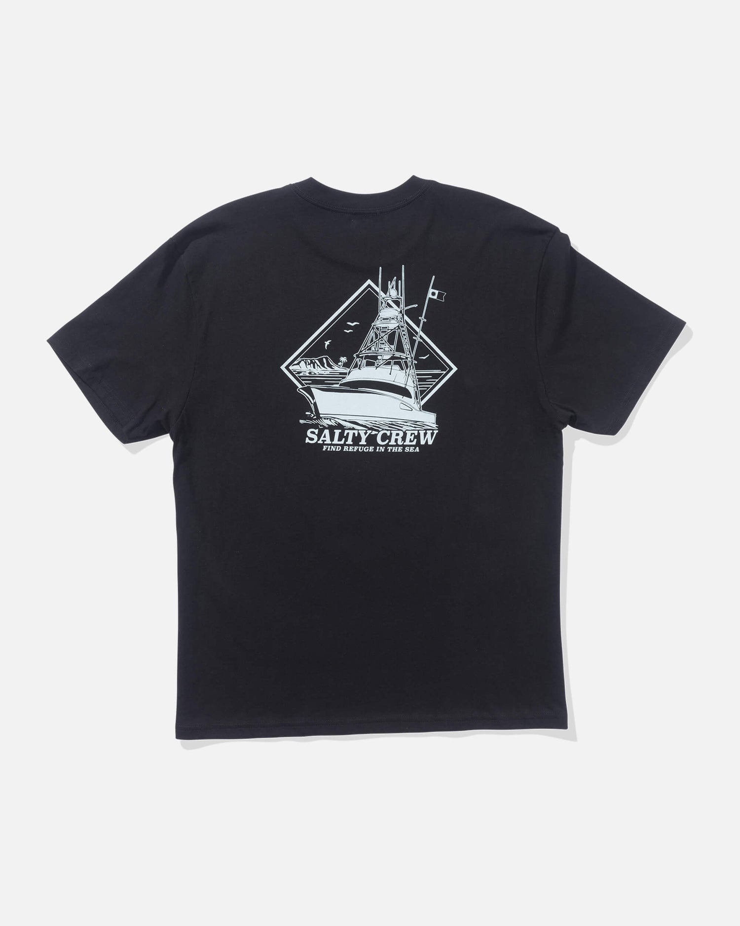 Salty crew T-SHIRTS S/S Vessel Classic Ss Tee - Black in Black