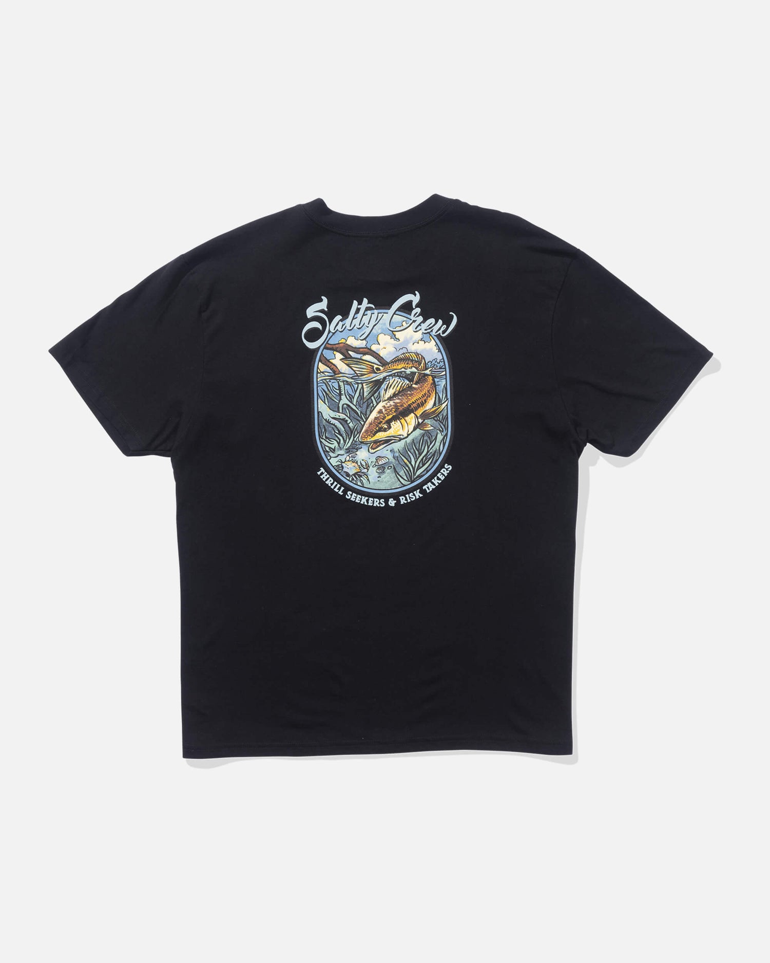 Salty crew T-SHIRTS S/S Red Fish Classic Ss Tee - Black in Black
