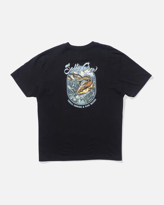 Salty crew T-SHIRTS S/S Red Fish Classic Ss Tee - Black in Black