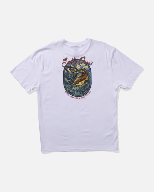 Salty crew T-SHIRTS S/S Red Fish Classic Ss Tee - White in White