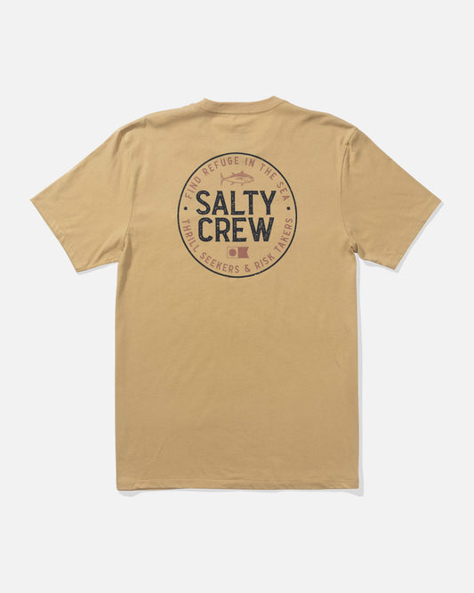 Salty crew T-SHIRTS S/S Legendary Ss Tee - Khaki in KHAKI