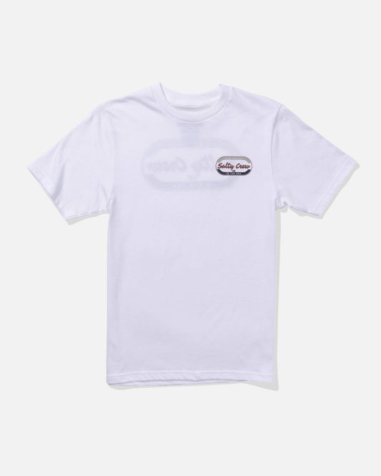 Salty crew T-SHIRTS S/S Capsule  Ss Tee Kids - White in White