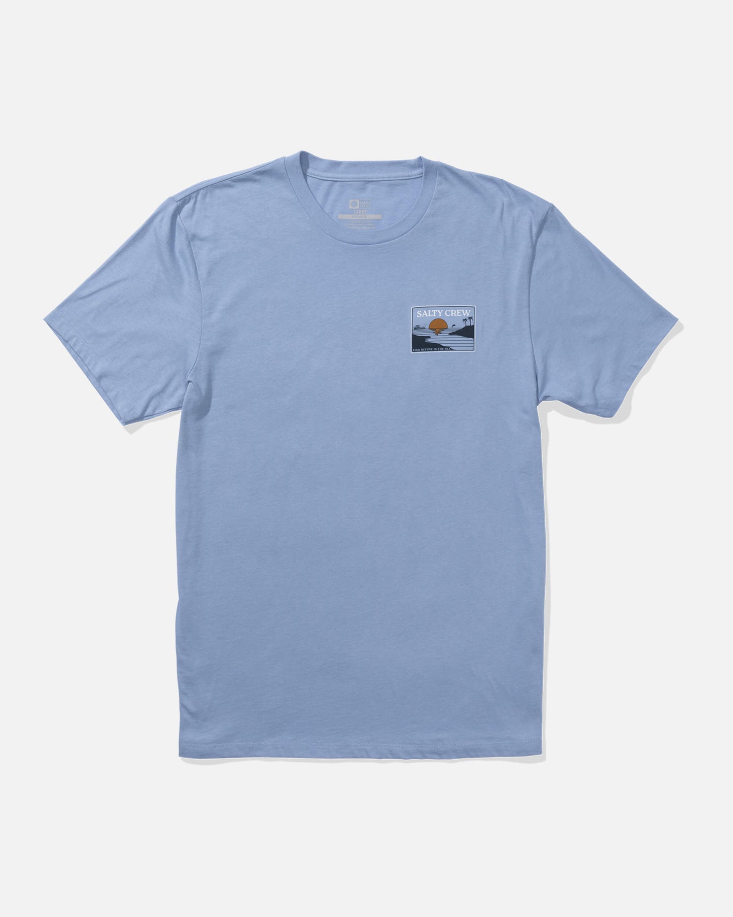Salty crew T-SHIRTS S/S Reflection Ss Tee - Marine Blue in Marine Blue