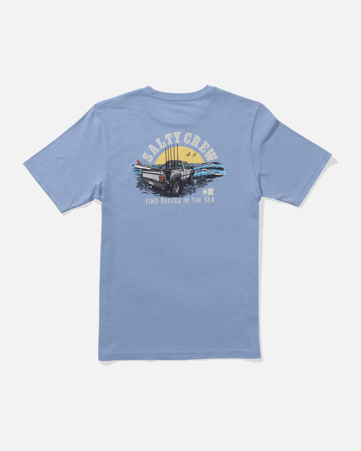 Salty crew T-SHIRTS S/S Lifted  Ss Tee Kids - Marine Blue in Marine Blue