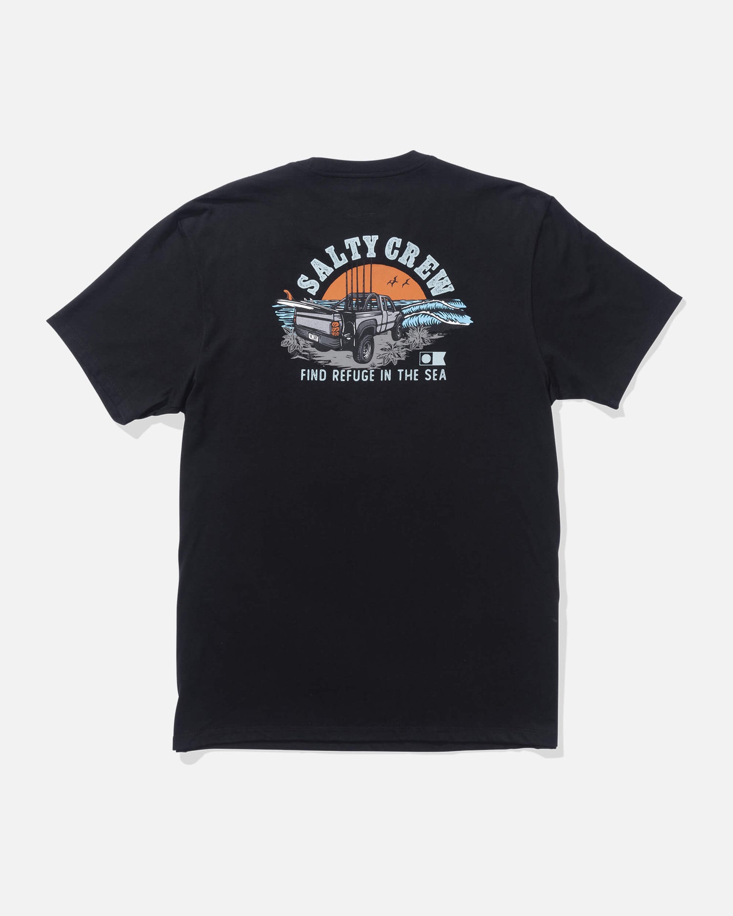 Salty crew T-SHIRTS S/S Lifted Ss Tee - Black in Black