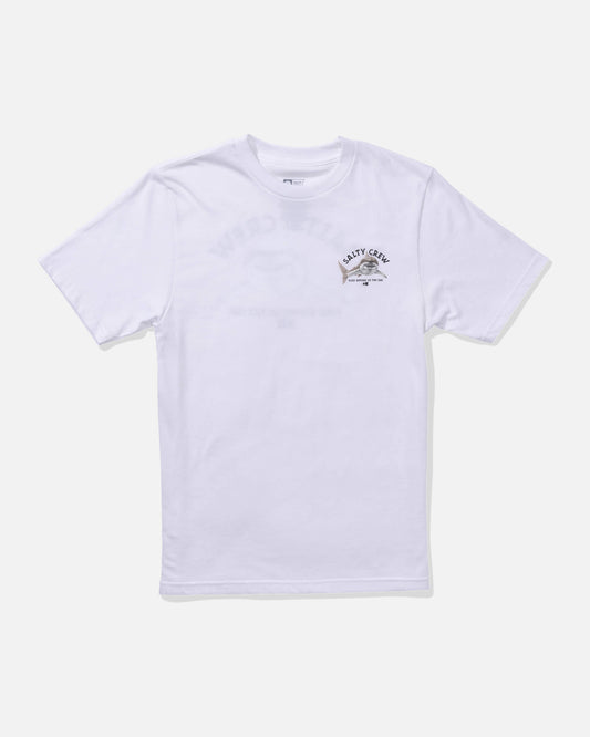 Salty crew T-SHIRTS S/S Lurking  Ss Tee Kids - White in White