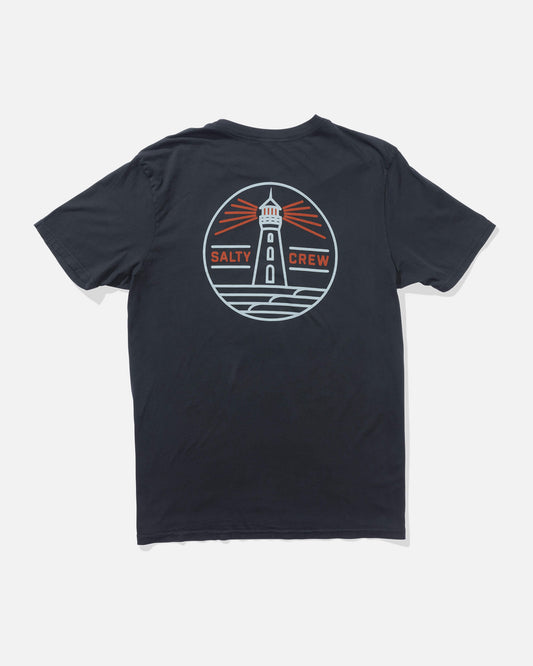 Salty crew T-SHIRTS S/S Lookout Vintage Ss Tee - Vintage Black in Vintage Black