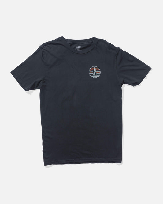 Salty crew T-SHIRTS S/S Lookout Vintage Ss Tee - Vintage Black in Vintage Black