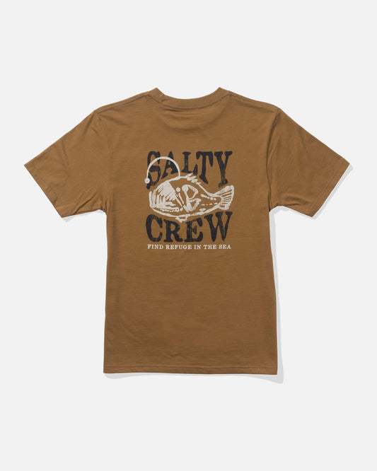 Salty crew T-SHIRTS S/S Briny  Ss Tee Kids - Caramel in Caramel