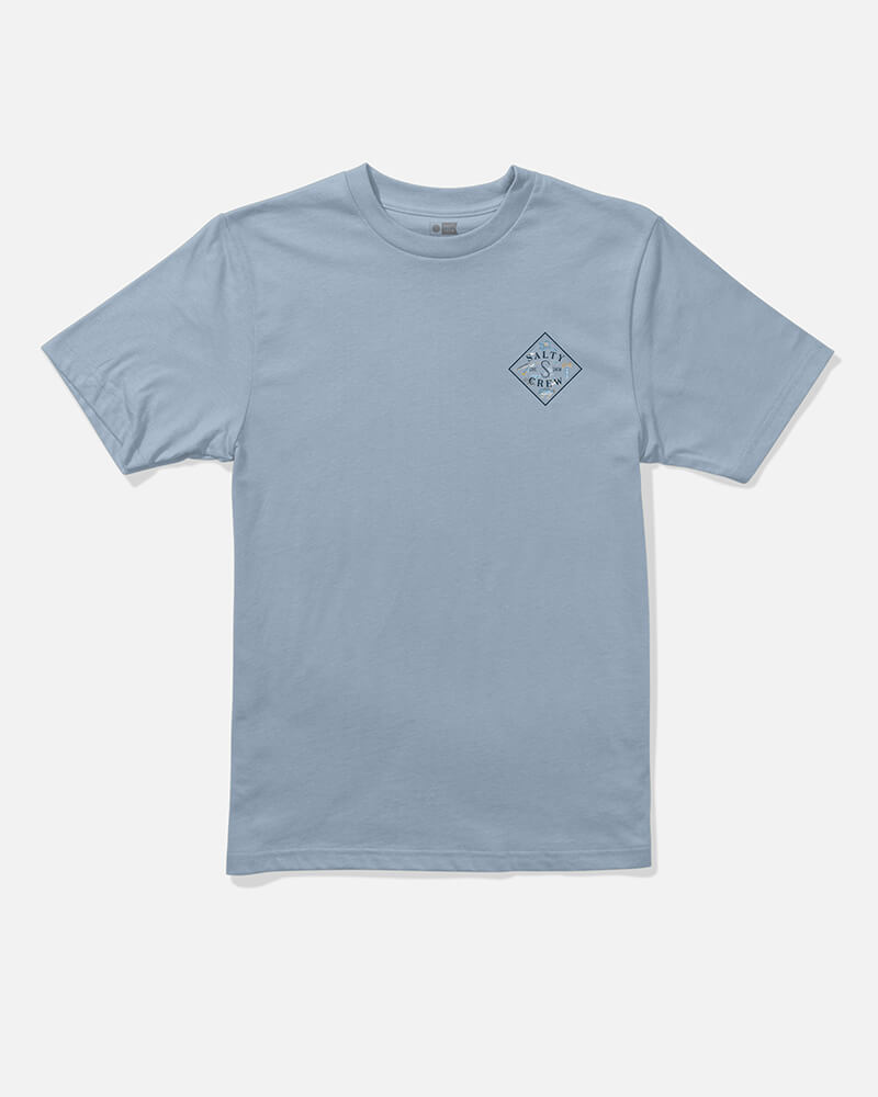 Tippet Fill  Ss Tee  Kids - Blue Fog