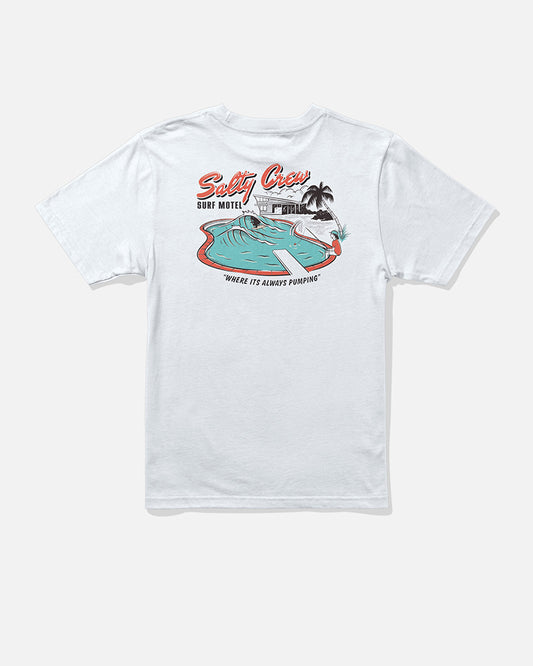 Surf Motel  Ss Tee Kids - White