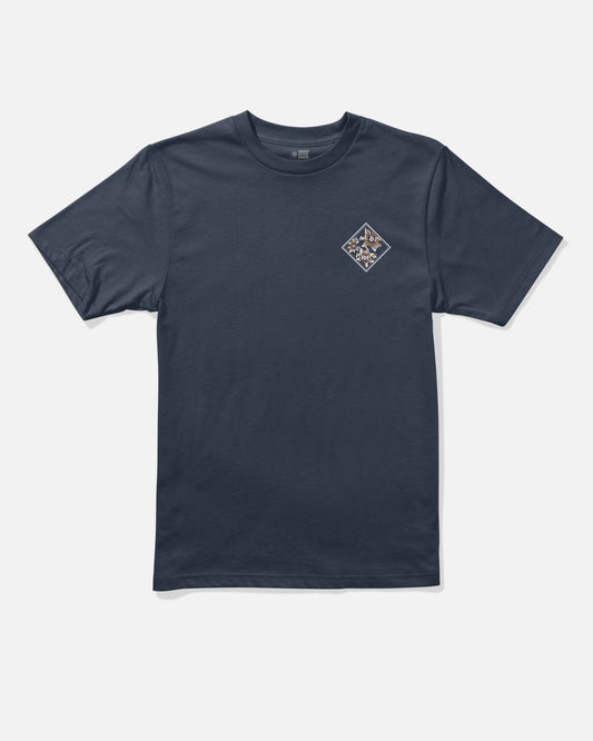 Tippet Fill  Ss Tee Kids - Navy