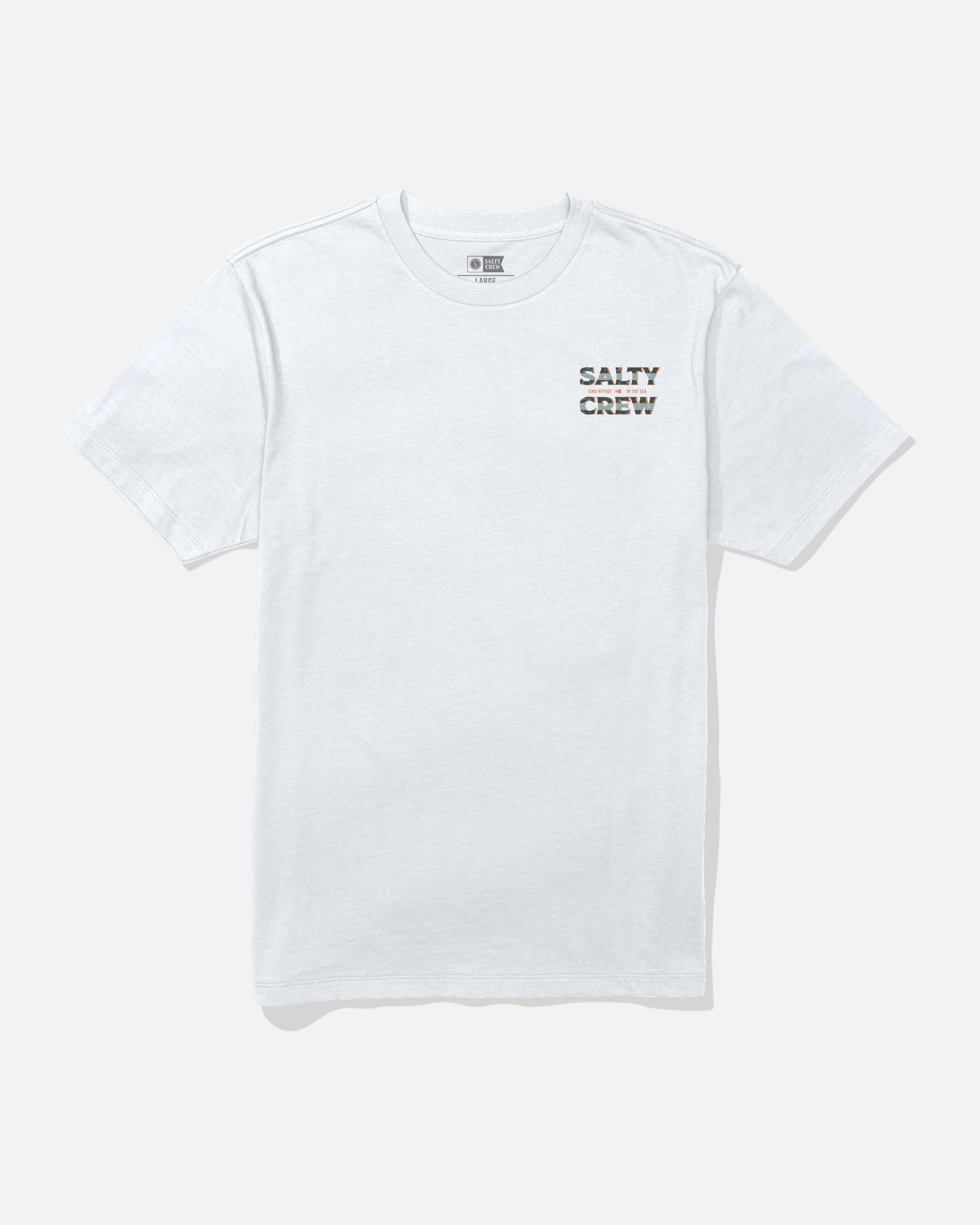 Offset Ss Tee - White