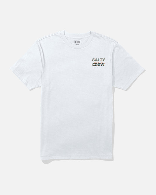 Offset Ss Tee - White