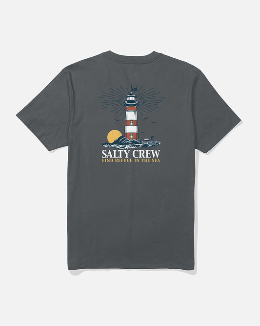 High Beam Classic Ss Tee - Charcoal