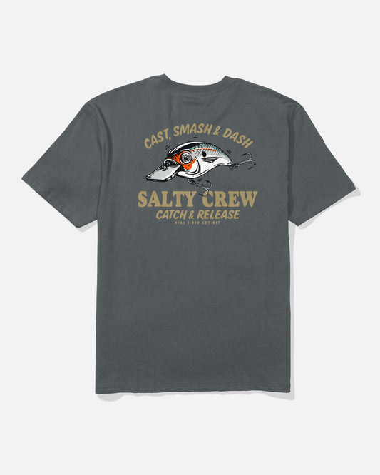 Cast Life Classic Ss Tee - Charcoal