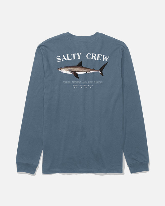 Bruce  L/S Tee Kids - Slate