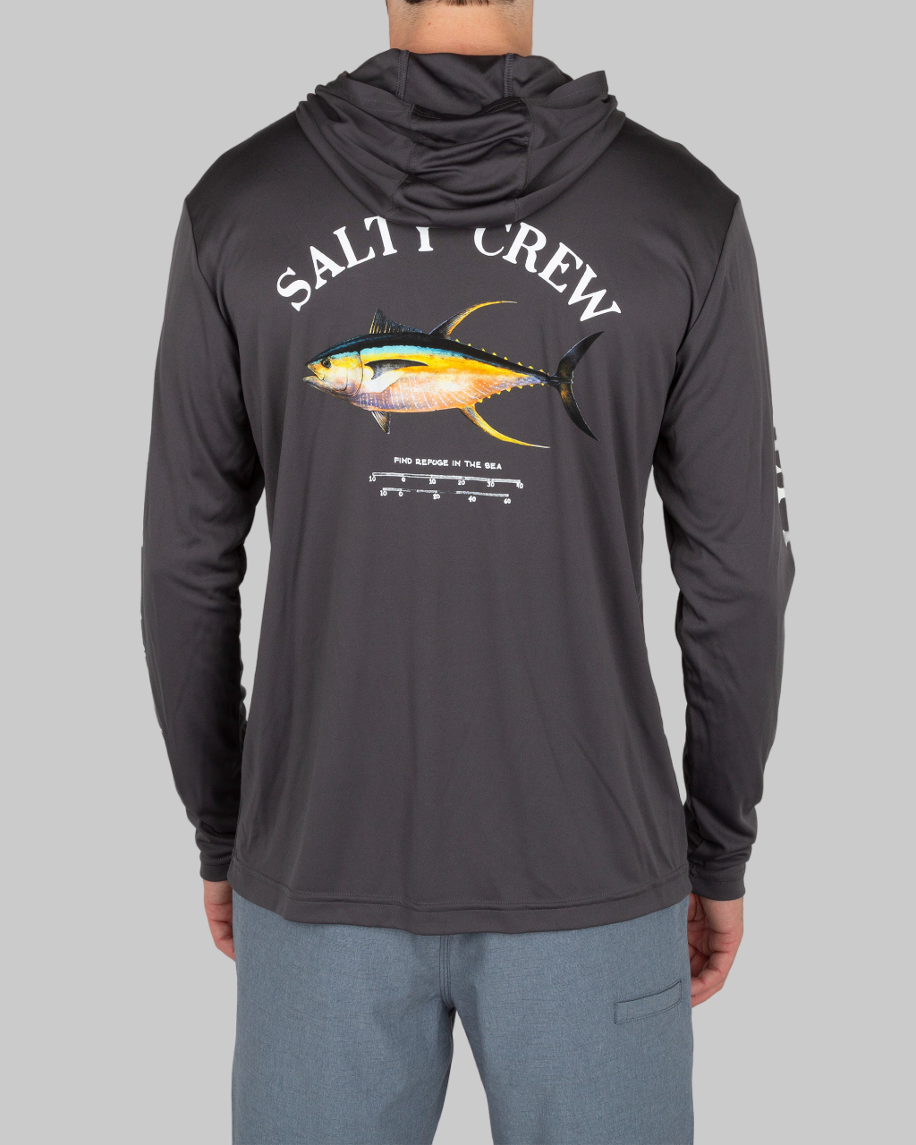 Ahi Mount Shirt - Charcoal UPF 40+