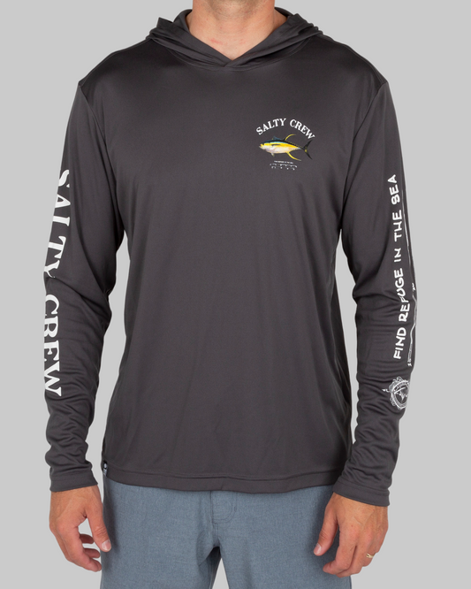 Ahi Mount Hood Sunshirt - Charcoal