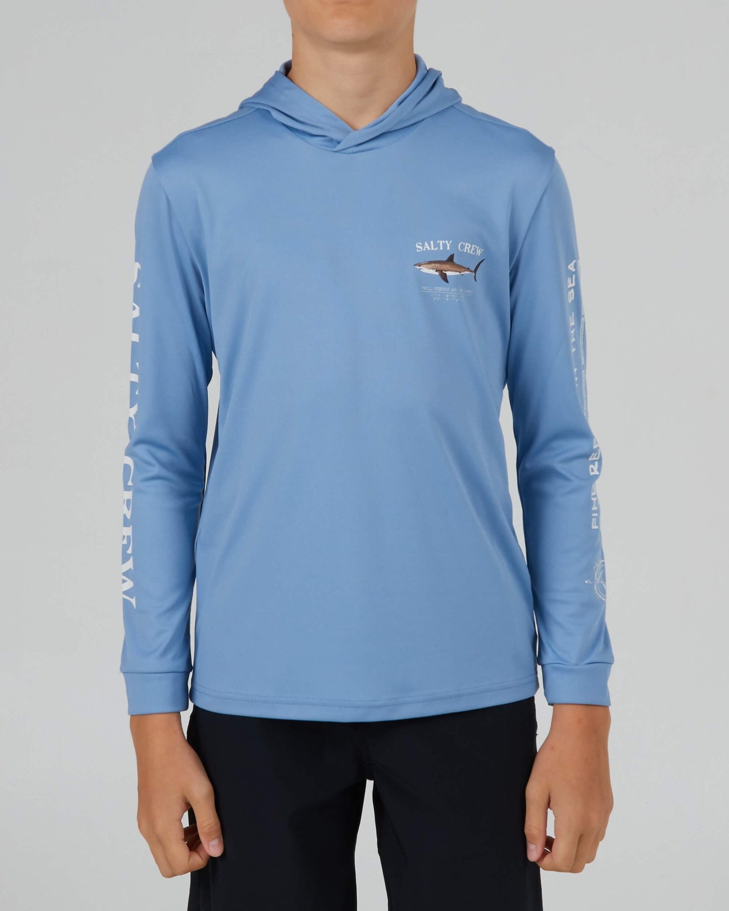 Salty Crew Boys - Bruce Hood Boys Sunshirt - Marine Blue